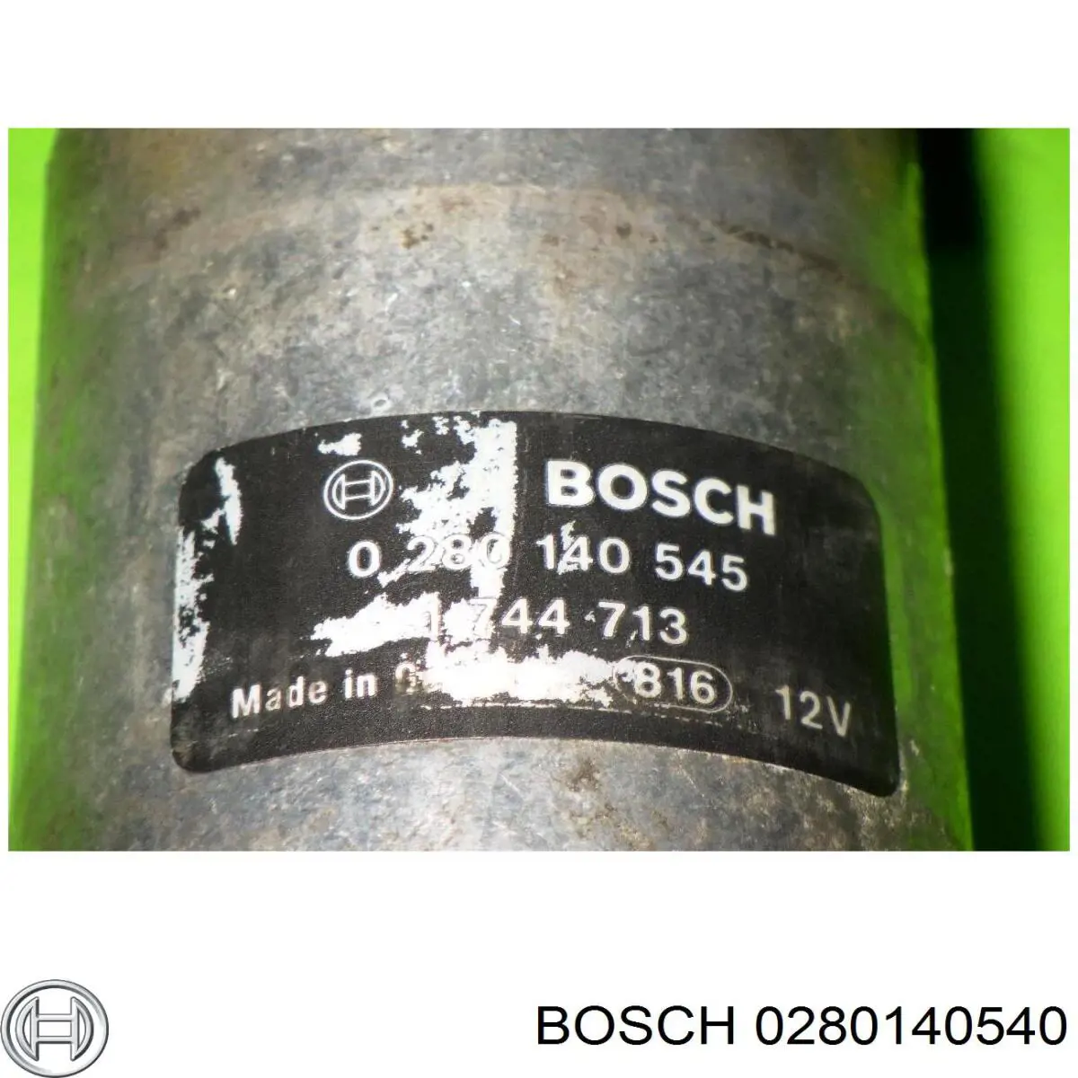 Válvula (regulador) de marcha a vácuo 0280140540 Bosch