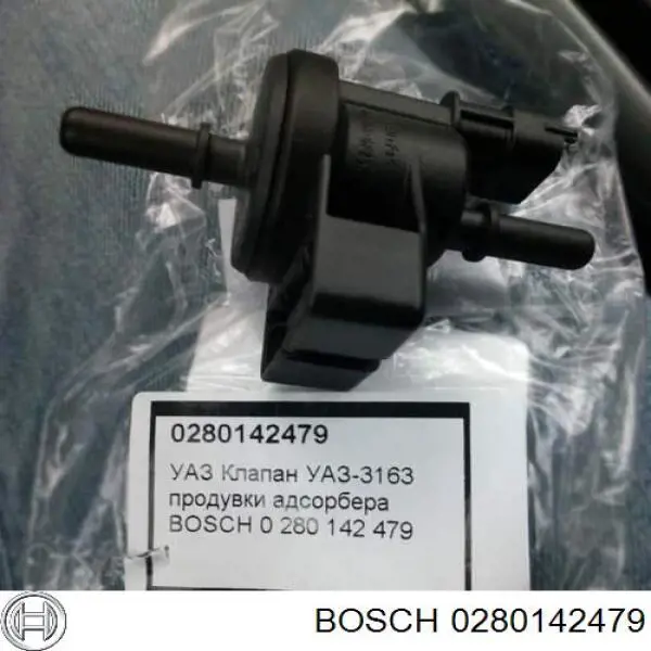 Válvula de ventilação dos gases do tanque de combustível Bosch 280142479