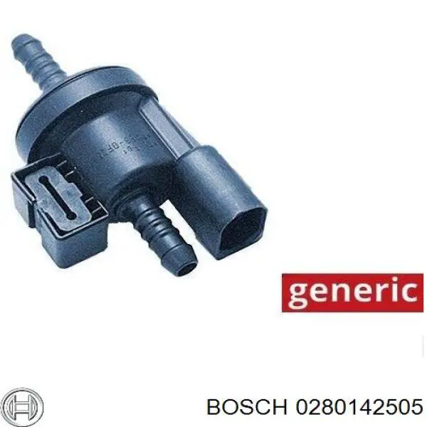 Válvula de ventilação dos gases do tanque de combustível Bosch 0280142505 preço, a partir de 41,11 USD