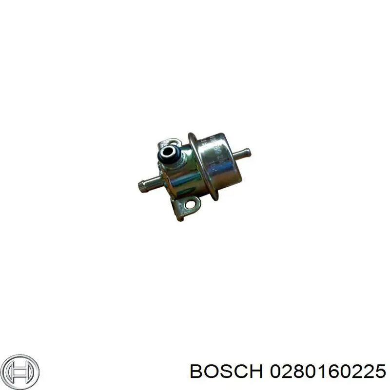 0280160225 Bosch Regulador de pressão de combustível na régua de injectores