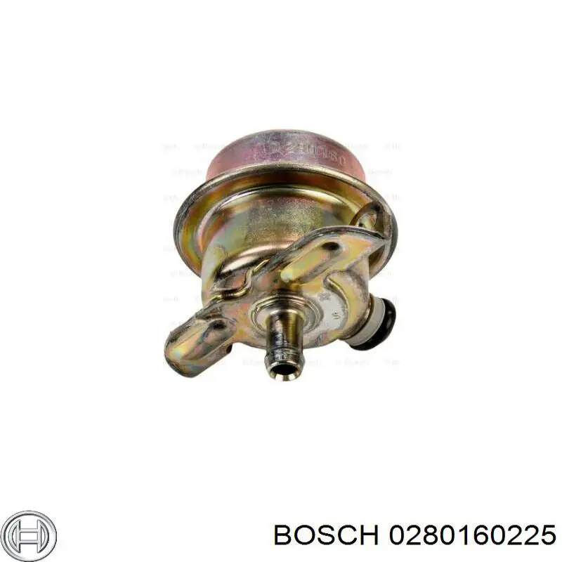 Compre 0280160225 Bosch Regulador de pressão de combustível na régua de injectores