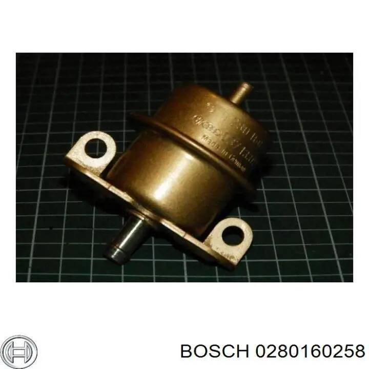 Compre 0280160258 Bosch Regulador de pressão de combustível na régua de injectores