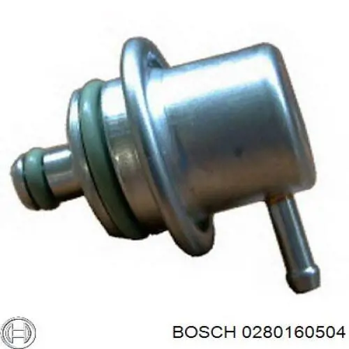 Regulador de pressão de combustível na régua de injectores 0280160504 Bosch