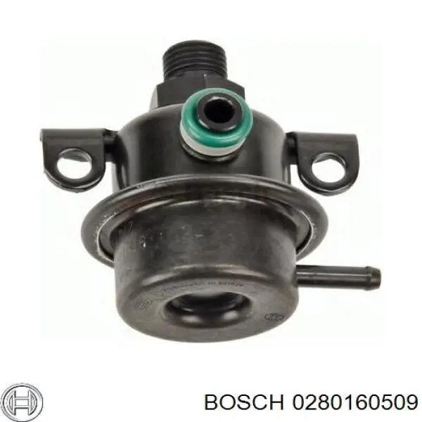Regulador de pressão de combustível na régua de injectores 0280160509 Bosch