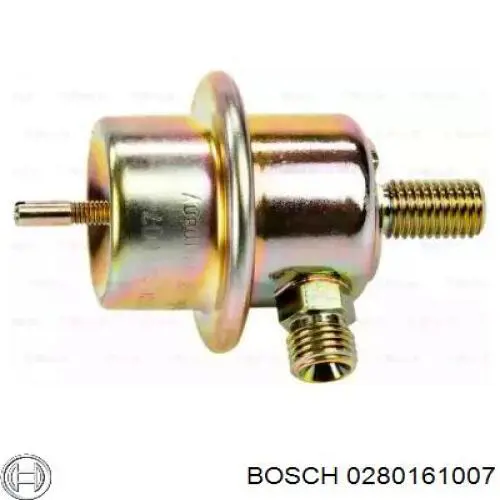 0280161007 Bosch Regulador de pressão de combustível na régua de injectores