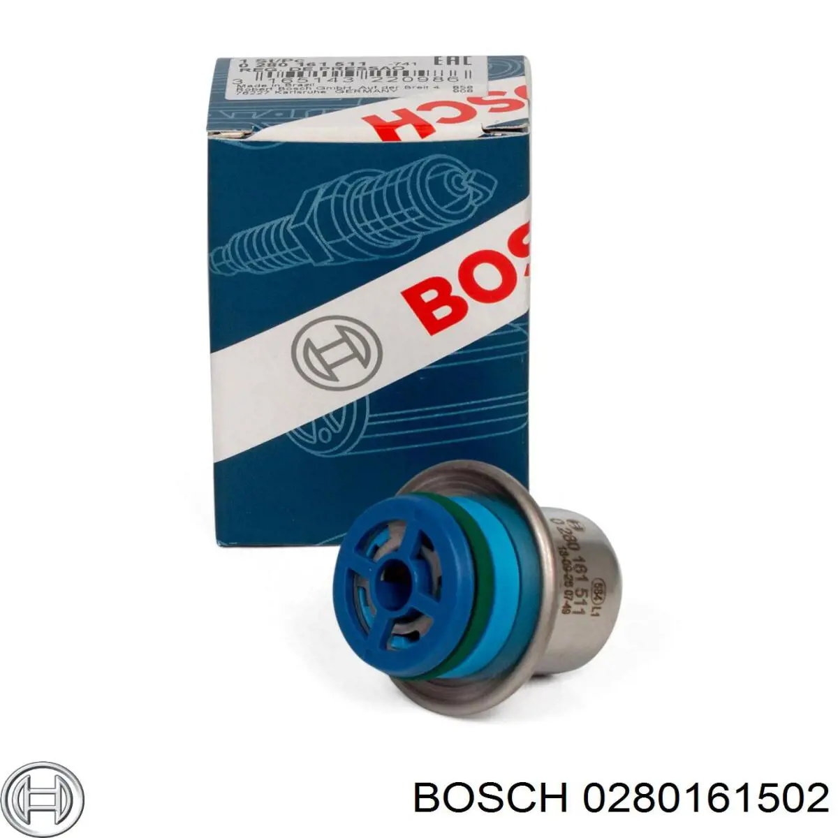 Compre 280161511 Bosch Regulador de pressão de combustível na régua de injectores