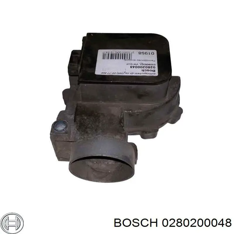 Compre 0280200048 Bosch Sensor de fluxo (consumo) de ar, medidor de consumo M.A.F. - (Mass Airflow)