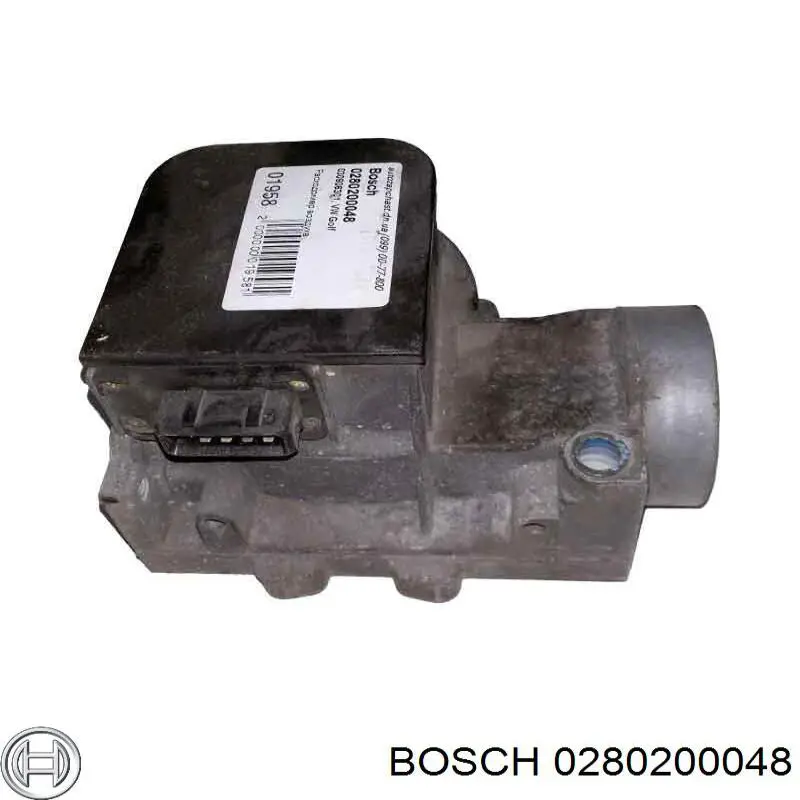 0280200048 Bosch Sensor de fluxo (consumo) de ar, medidor de consumo M.A.F. - (Mass Airflow)