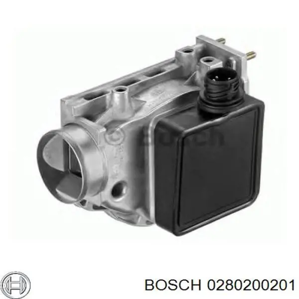 0280200201 Bosch Sensor de fluxo (consumo) de ar, medidor de consumo M.A.F. - (Mass Airflow)