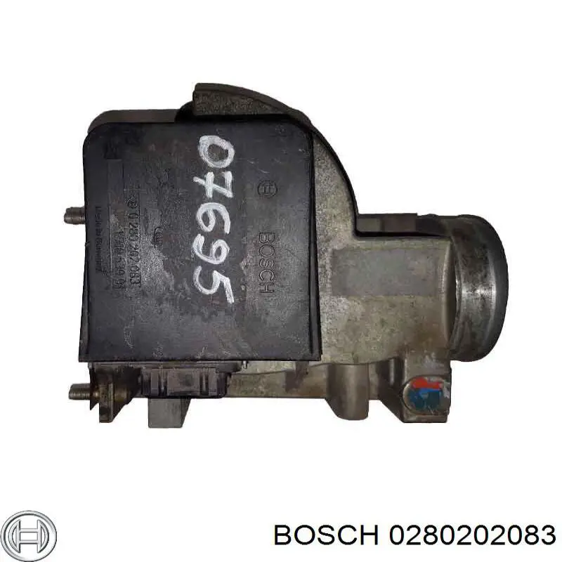 Sensor de fluxo (consumo) de ar, medidor de consumo M.A.F. - (Mass Airflow) Bosch 0280202083 preço, a partir de 528,91 USD
