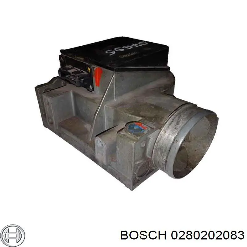 0986280009 Bosch Sensor de fluxo (consumo) de ar, medidor de consumo M.A.F. - (Mass Airflow)