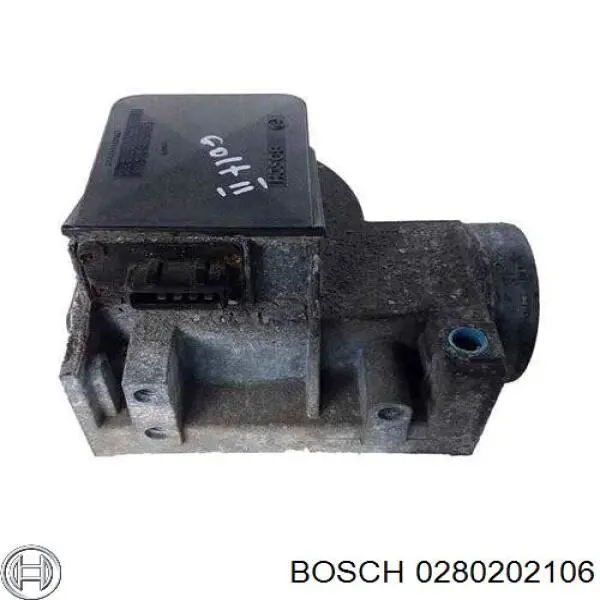 0280202106 Bosch Sensor de fluxo (consumo) de ar, medidor de consumo M.A.F. - (Mass Airflow)