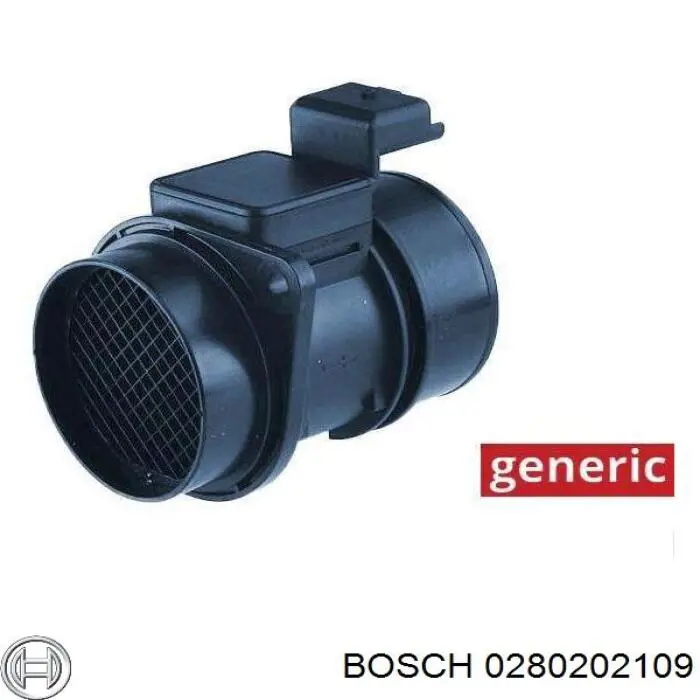 Sensor de fluxo (consumo) de ar, medidor de consumo M.A.F. - (Mass Airflow) Peugeot 205 II 20A, C
