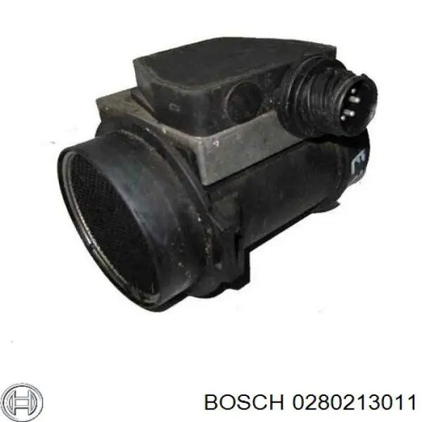Sensor de fluxo (consumo) de ar, medidor de consumo M.A.F. - (Mass Airflow) 0280213011 Bosch