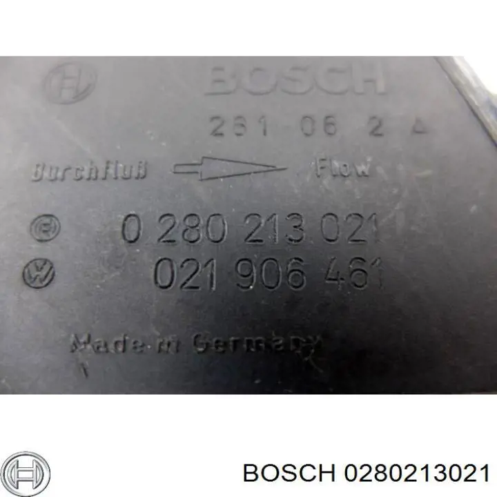 Compre 0280213021 Bosch Sensor de fluxo (consumo) de ar, medidor de consumo M.A.F. - (Mass Airflow)