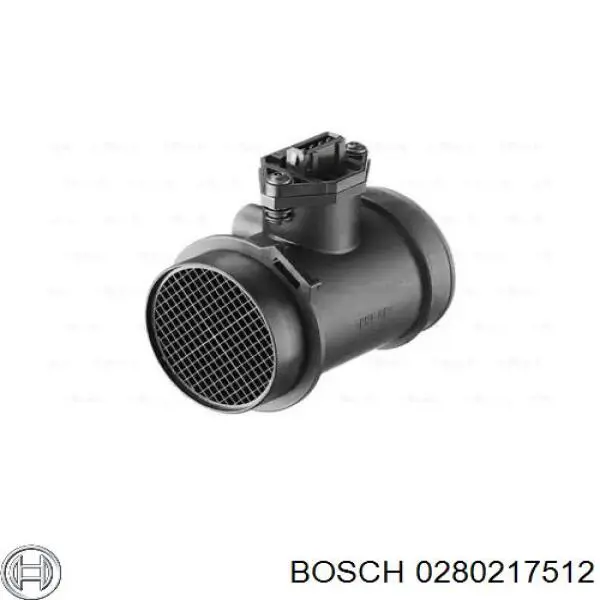 Sensor de fluxo (consumo) de ar, medidor de consumo M.A.F. - (Mass Airflow) Bosch 0280217512 preço, a partir de 73,27 USD