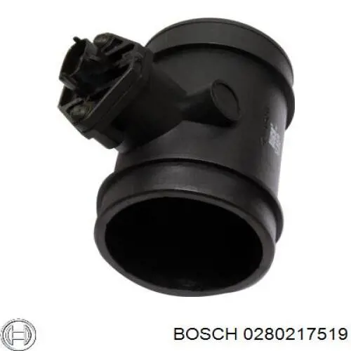 Compre 0280217519 Bosch Sensor de fluxo (consumo) de ar, medidor de consumo M.A.F. - (Mass Airflow)