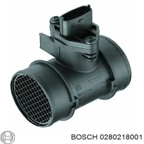 Sensor de fluxo (consumo) de ar, medidor de consumo M.A.F. - (Mass Airflow) Bosch 0280218001 preço, a partir de 35,92 USD