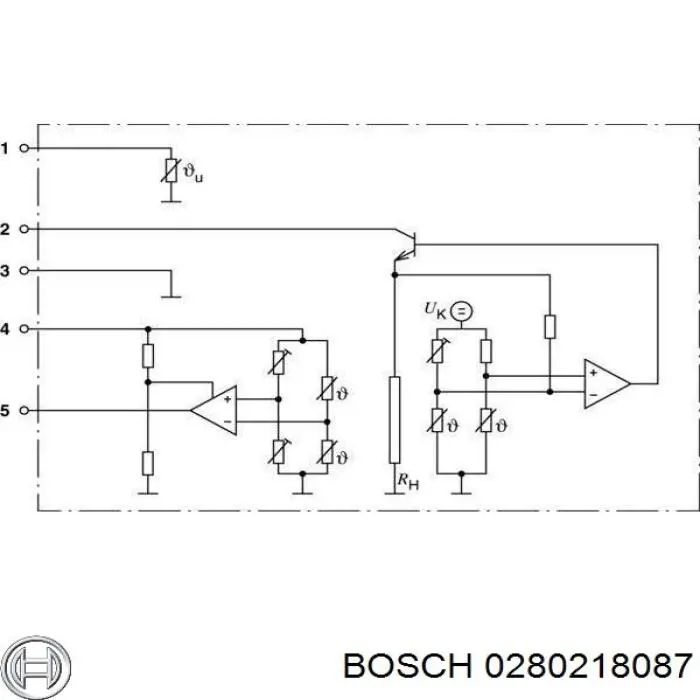 Sensor de fluxo (consumo) de ar, medidor de consumo M.A.F. - (Mass Airflow) Bosch 0280218087 preço, a partir de 116,94 USD