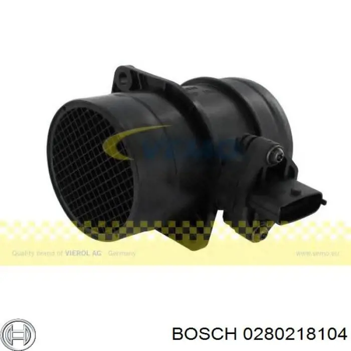 Compre 0280218104 Bosch Sensor de fluxo (consumo) de ar, medidor de consumo M.A.F. - (Mass Airflow)