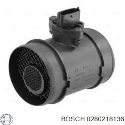 Sensor de fluxo (consumo) de ar, medidor de consumo M.A.F. - (Mass Airflow) Bosch 0280218136 preço, a partir de 104,21 USD