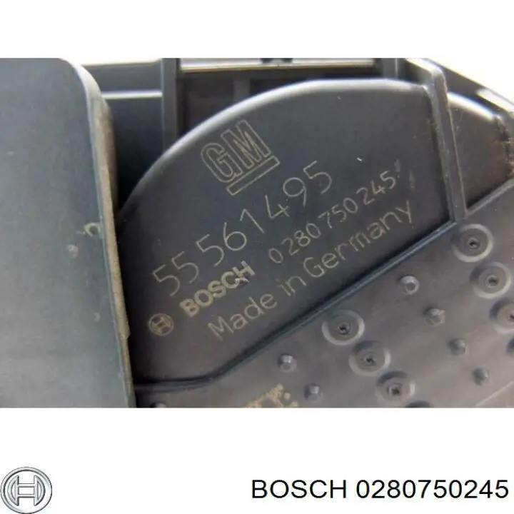 0280750245 Bosch Válvula de borboleta montada