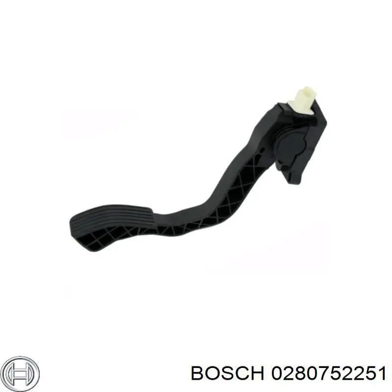 0280752251 Bosch Pedal de gás (de acelerador)