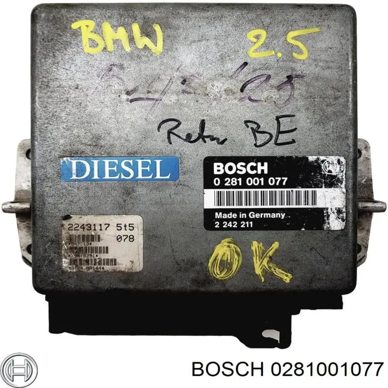 Compre 0281001077 Bosch Módulo de direção (Centralina eletrônica) de motor