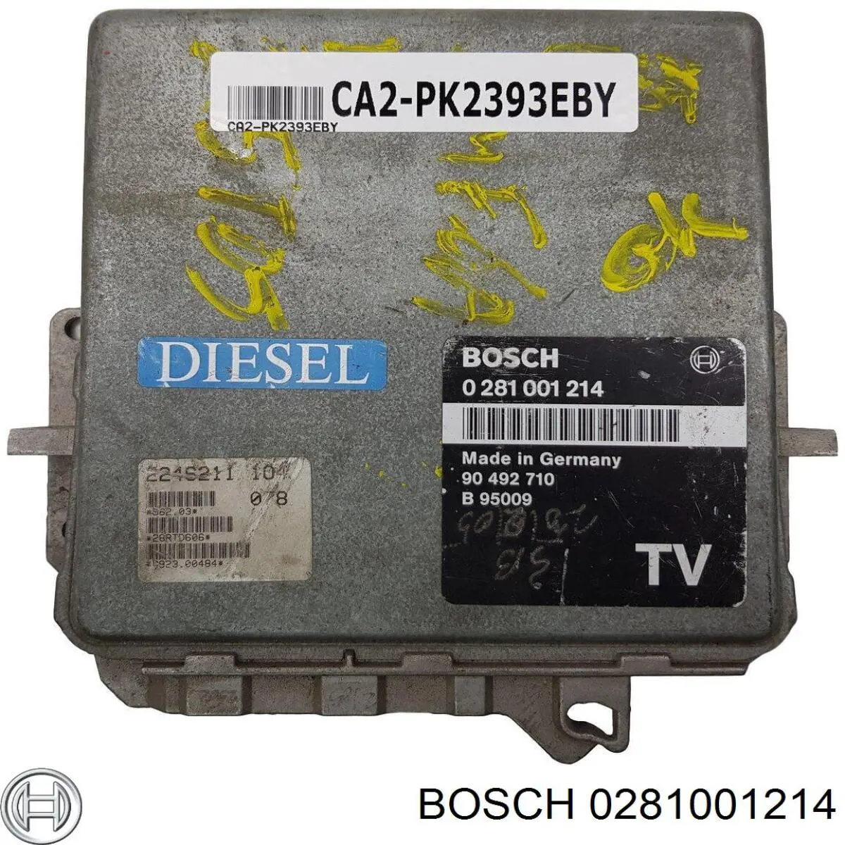 0281001214 Bosch Módulo de direção (Centralina eletrônica) de motor