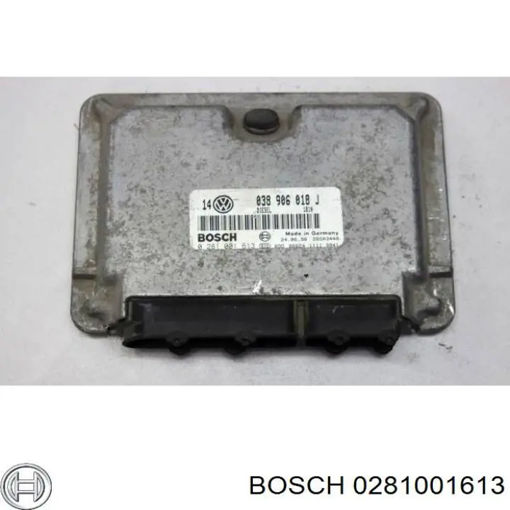 Módulo de direção (Centralina eletrônica) de motor 0281001613 VAG
