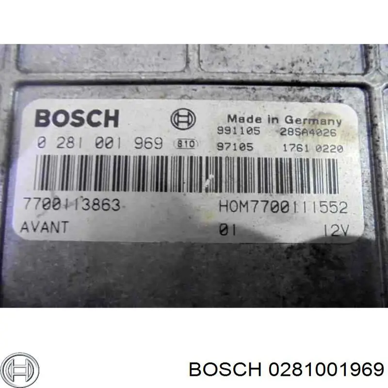 0281001969 VAG Módulo de direção (Centralina eletrônica) de motor