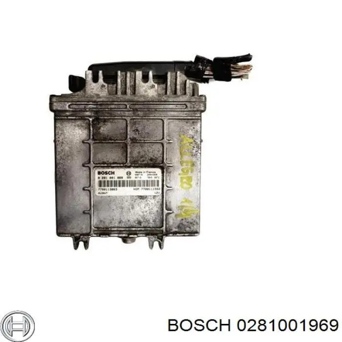 Módulo de direção (Centralina eletrônica) de motor 0281001969 VAG