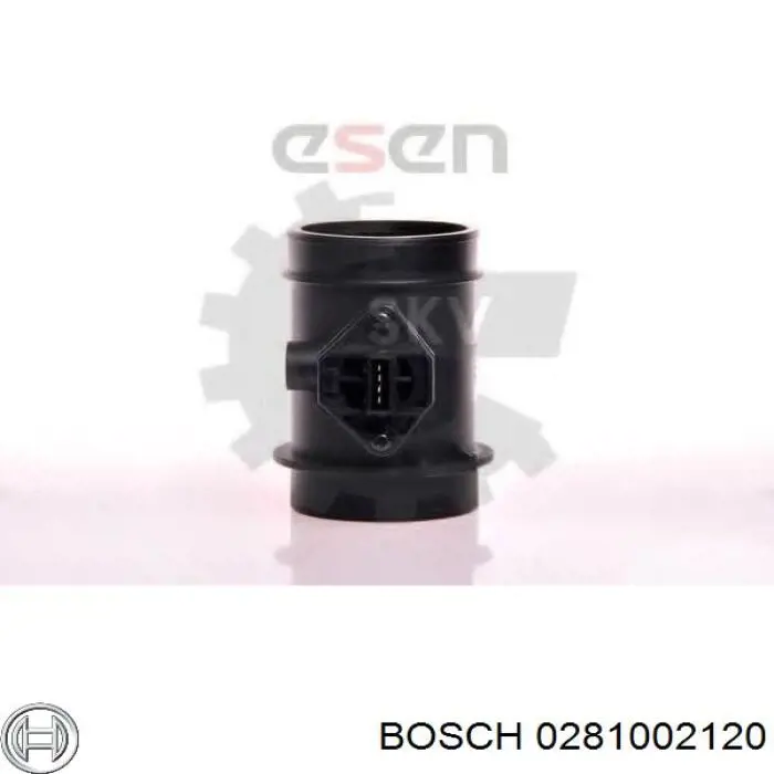 Sensor de fluxo (consumo) de ar, medidor de consumo M.A.F. - (Mass Airflow) Bosch 0281002120 preço, a partir de 32,35 USD