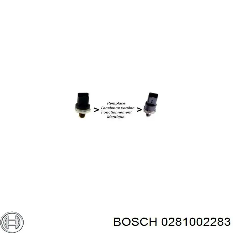 Sensor de pressão de combustível Bosch 0281002283 preço, a partir de 55,29 USD