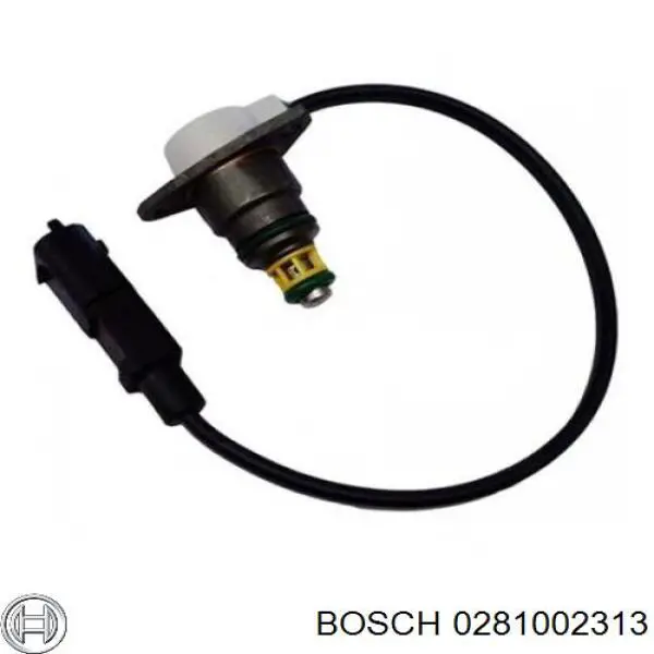 0281002313 Bosch Válvula de regulação de pressão (válvula de redução da Bomba de Combustível de Pressão Alta) Common-Rail-System