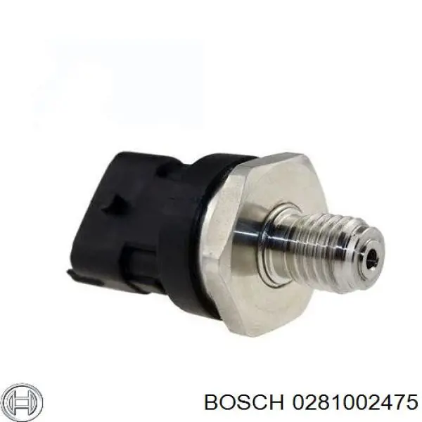 0281002475 Bosch Sensor de pressão de combustível