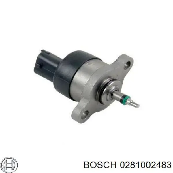 Válvula de regulação de pressão (válvula de redução da Bomba de Combustível de Pressão Alta) Common-Rail-System Bosch 0281002381