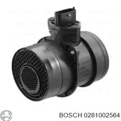 Sensor de fluxo (consumo) de ar, medidor de consumo M.A.F. - (Mass Airflow) Bosch 0281002564 preço, a partir de 171,94 USD