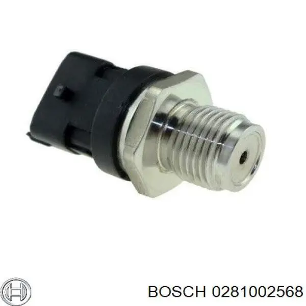 Compre 0281002568 Bosch Sensor de pressão de combustível