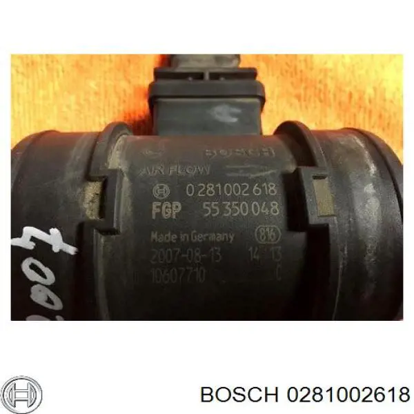 Compre 0281002618 Bosch Sensor de fluxo (consumo) de ar, medidor de consumo M.A.F. - (Mass Airflow)