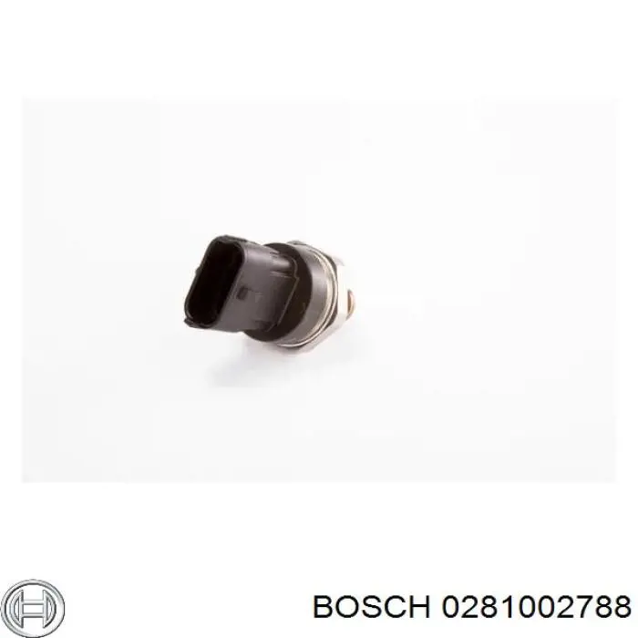 0281002788 Bosch Sensor de pressão de combustível