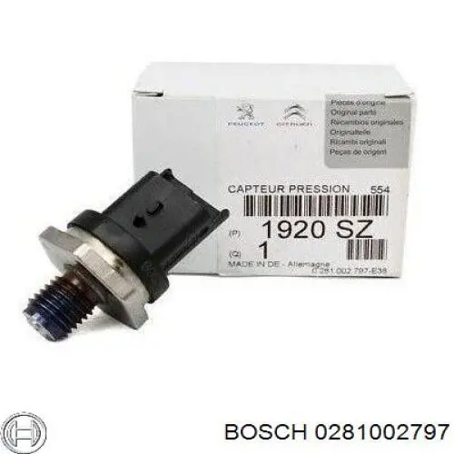 Compre 0281002797 Bosch Sensor de pressão de combustível