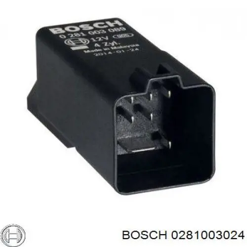 Compre 281003024 Bosch Relê das velas de incandescência