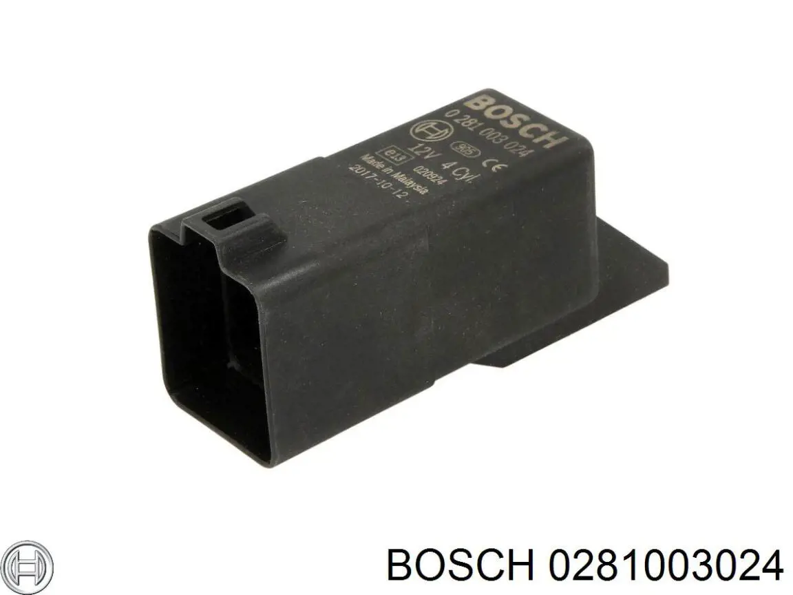 Relê das velas de incandescência Bosch 281003024 preço, a partir de 66,40 USD