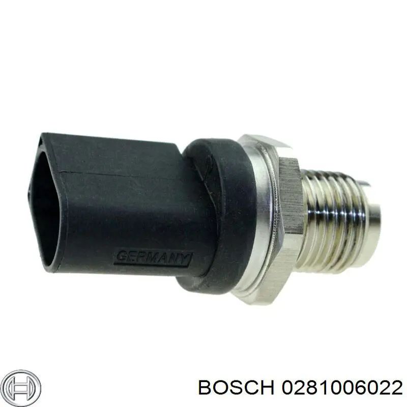 0281006022 Bosch Sensor de pressão de combustível