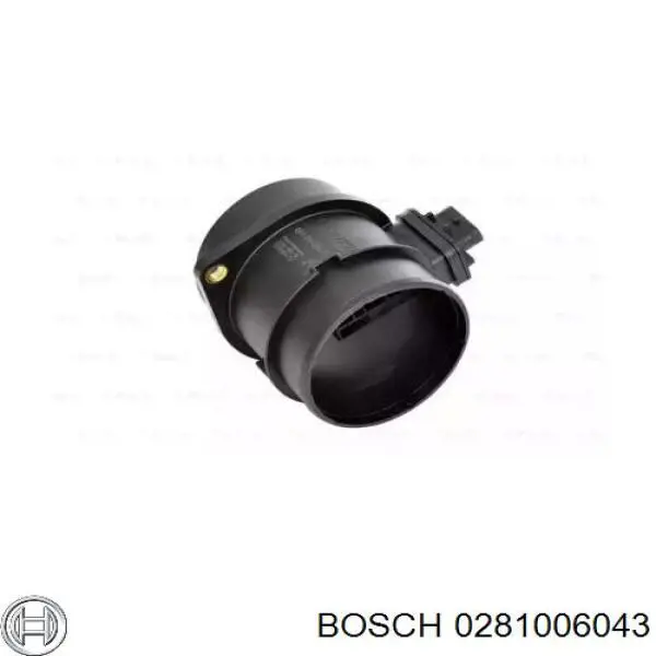 0281006874 Bosch Sensor de fluxo (consumo) de ar, medidor de consumo M.A.F. - (Mass Airflow)