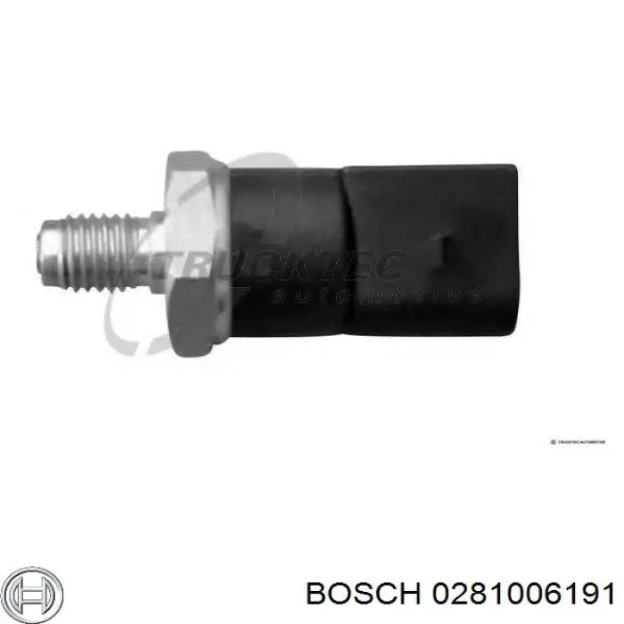 281006191 Bosch Sensor de pressão de combustível