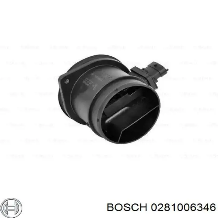 Sensor de fluxo (consumo) de ar, medidor de consumo M.A.F. - (Mass Airflow) Bosch 281006833