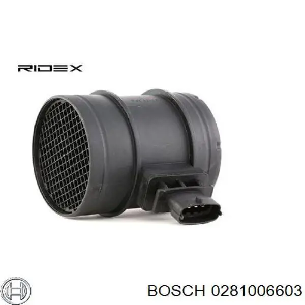 55260335 Fiat/Alfa/Lancia Sensor de fluxo (consumo) de ar, medidor de consumo M.A.F. - (Mass Airflow)