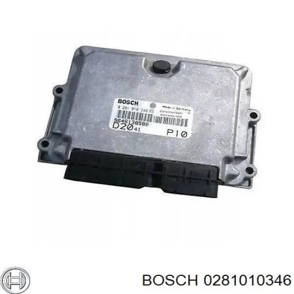 0281010346 Peugeot/Citroen Módulo de direção (Centralina eletrônica) de motor